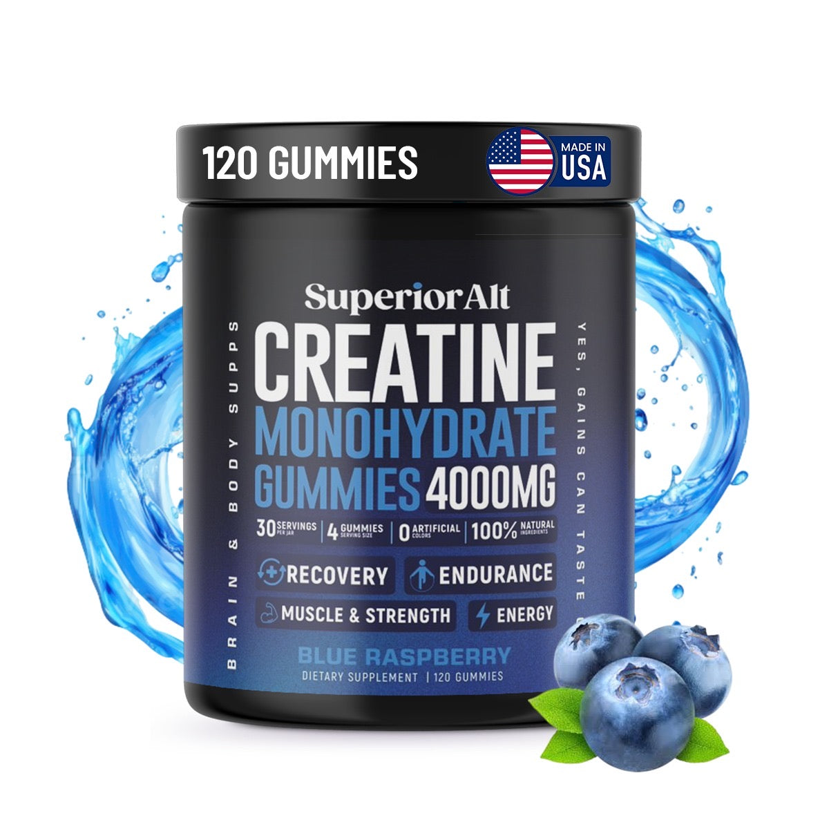 SuperiorAlt Creatine Gummies - 120g